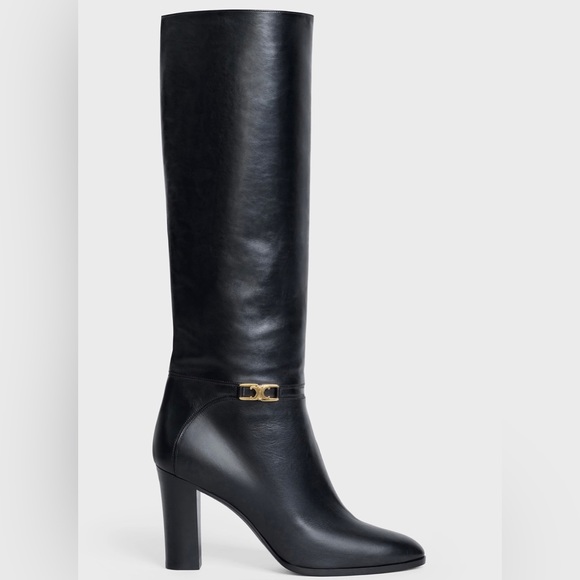 Celine Claude Boot in Calfskin - Black - Picture 2 of 6